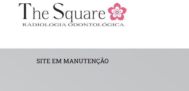 Antes: site antigo